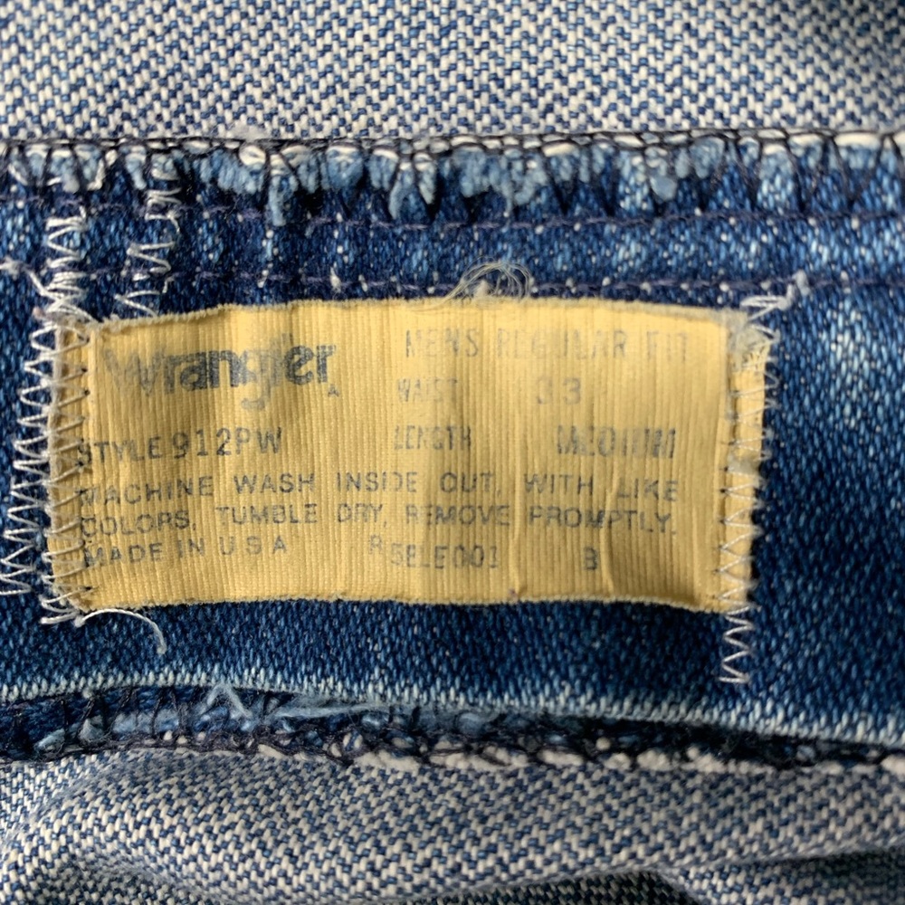 Vintage Wrangler Jeans- W 33 Straight Leg - Picture 8 of 8